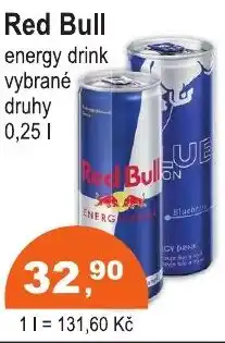 COOP DISKONT Red Bull energy drink nabídka