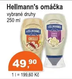 COOP DISKONT Hellmann's omáčka nabídka