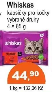 COOP DISKONT Whiskas kapsičky pro kočky nabídka
