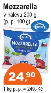 COOP DISKONT Ranko Mozzarella nabídka