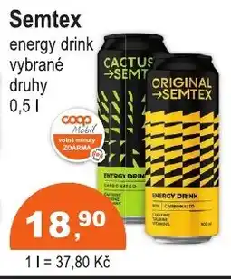 COOP DISKONT Semtex energy drink nabídka