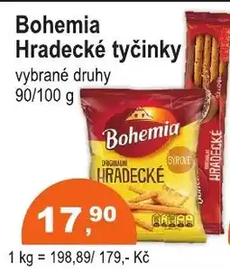 COOP DISKONT Bohemia Hradecké tyčinky nabídka
