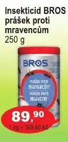 COOP DISKONT Insekticid BROS prášek proti mravencům nabídka