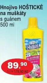 COOP DISKONT Hnojivo HOŠTICKÉ na muškáty s guánem nabídka
