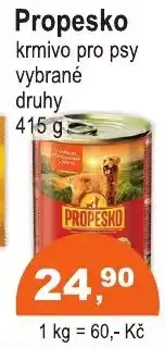 COOP DISKONT Propesko krmivo pro psy nabídka
