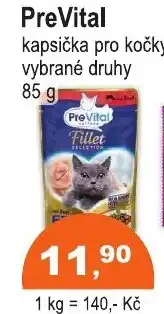 COOP DISKONT PreVital kapsička pro kočky nabídka