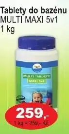 COOP DISKONT Tablety do bazénu MULTI MAXI 5v1 nabídka