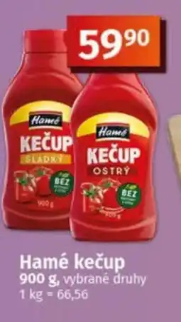 Coop Hamé kečup nabídka