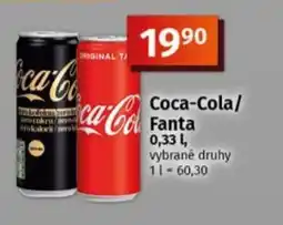 Coop Coca-Cola/Fanta nabídka