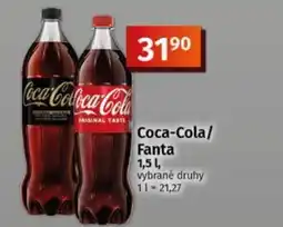 Coop Coca-Cola/ Fanta nabídka