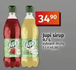 Coop Jupí sirup nabídka