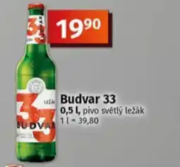 Coop Budvar 33 nabídka