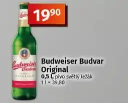Coop Budweiser Budvar Original nabídka