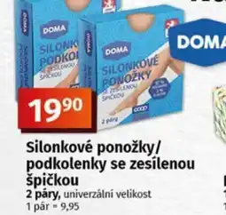 Coop Silonkové ponožky/ podkolenky se zesílenou špičkou nabídka