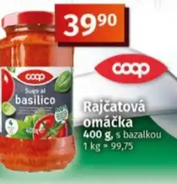 Coop Rajčatová omáčka nabídka