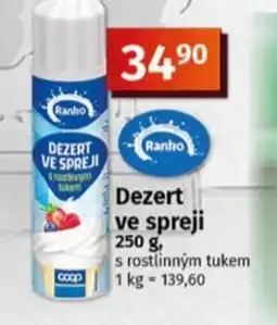 Coop Ranko Dezert ve spreji nabídka