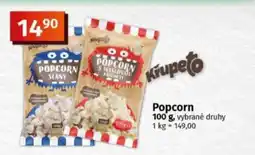 Coop Popcorn nabídka