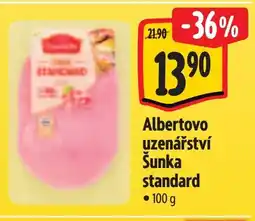 Albert Albertovo uzenářství Šunka standard nabídka