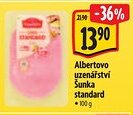 Albert Albertovo uzenářství Šunka standard nabídka