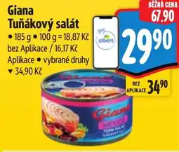 Albert Giana Tuňákový salát nabídka