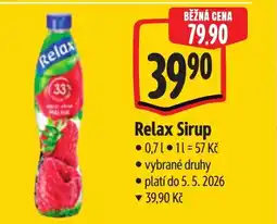 Albert Relax Sirup nabídka