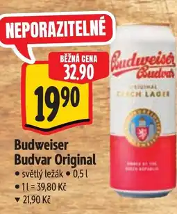 Albert Budweiser Budvar Original nabídka