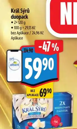 Albert Král Sýrů duopack nabídka