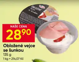 Hruška Obložené vejce se šunkou nabídka