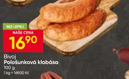 Hruška Bivoj Pološunková klobása nabídka
