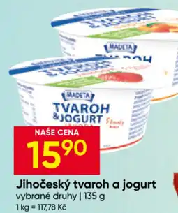 Hruška Madeta Jihočeský tvaroh a jogurt nabídka