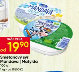 Hruška Smetanový sýr Mandava | Matylda nabídka