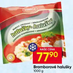 Hruška Bramborové halušky nabídka