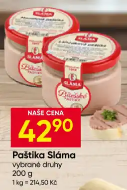 Hruška Paštika Sláma nabídka