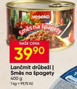 Hruška Lančmít drůbeží | Směs na špagety nabídka