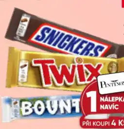Hruška Snickers | Mars | Twix | Bounty nabídka