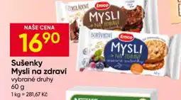 Hruška Sušenky Mysli na zdraví nabídka