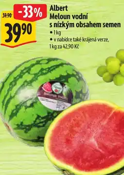 Albert Albert Meloun vodní s nízkým obsahem semen nabídka