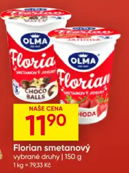Hruška Olma Florian smetanový nabídka
