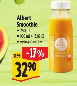 Albert Albert Smoothie nabídka