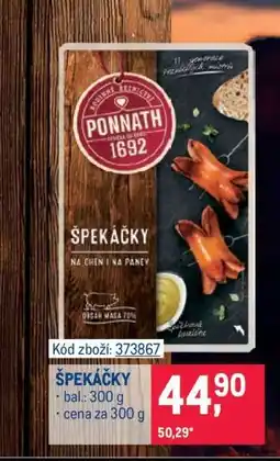 Makro ŠPEKÁČKY nabídka