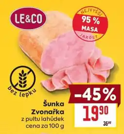 Billa Šunka Zvonařka nabídka