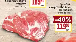 Billa Falešná svíčková vakuum nabídka