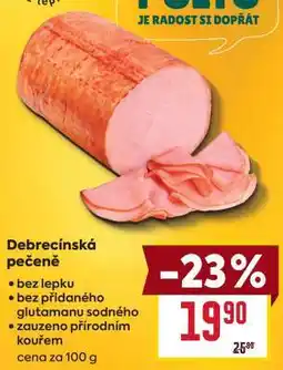 Billa Debrecínská pečeně nabídka