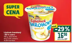 Billa Lipánek tvarohový nabídka