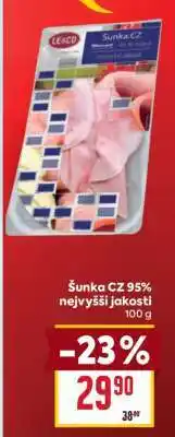 Billa Šunka CZ 95% nejvyšší jakosti nabídka