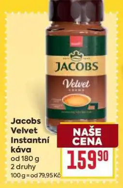 Billa Jacobs Velvet instantní káva nabídka