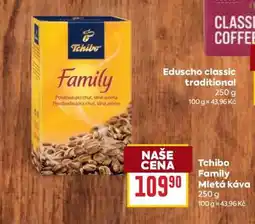 Billa Tchibo Family mletá káva nabídka