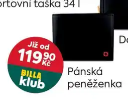 Billa Pánská peněženka nabídka