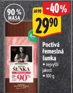 Albert Poctivá řemeslná šunka nabídka