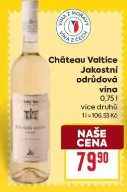 Billa Château Valtice jakostní odrůdová vína nabídka
